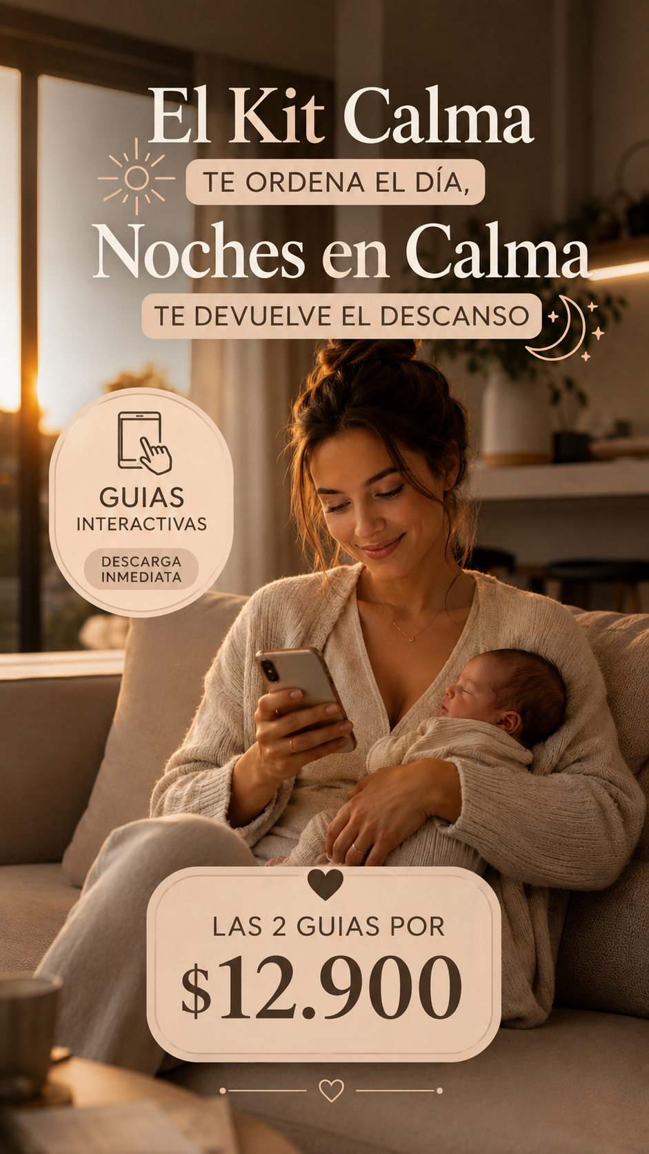 Kit Noches en Calma — Rutinas, Sueño Infantil y Guía Interactiva Completa