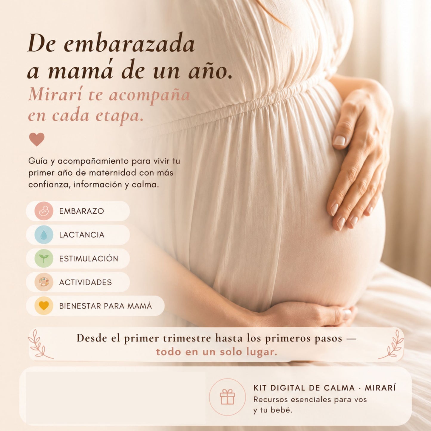 Kit de Calma Mirarí — Todo para el primer año de tu bebé